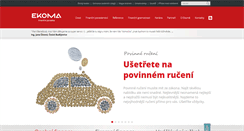 Desktop Screenshot of ekoma.cz